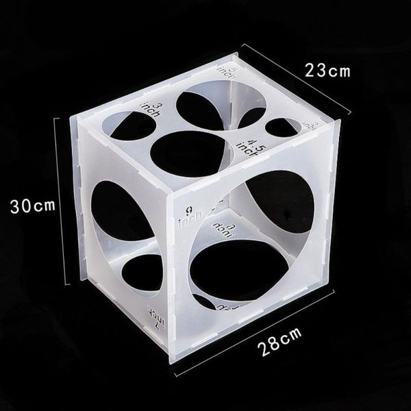 party decoration 11 holes balloon sizer box plastic rectangle measurement tool for birthday wedding holidays decorations
party decoration 11 holes balloon sizer box plastic rectangle measurement tool for birthday wedding holidays decorations