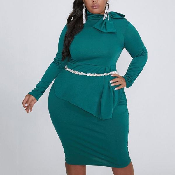 casual dresses dress big size 2021 women 5xl 6xl 7xl green black long sleeve autumn fall elegant for work business office midi, Black;gray
casual dresses dress big size 2021 women 5xl 6xl 7xl green black long sleeve autumn fall elegant for work business office midi, Black;gray