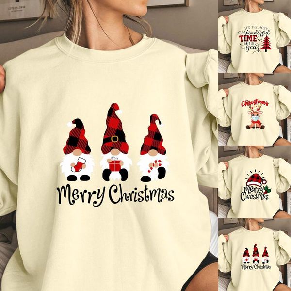 women's hoodies & sweatshirts 2022 merry christmas women clothes printing long-sleeved sweatshirt casual blouse pullover#8, Black
women's hoodies & sweatshirts 2022 merry christmas women clothes printing long-sleeved sweatshirt casual blouse pullover#8, Black
