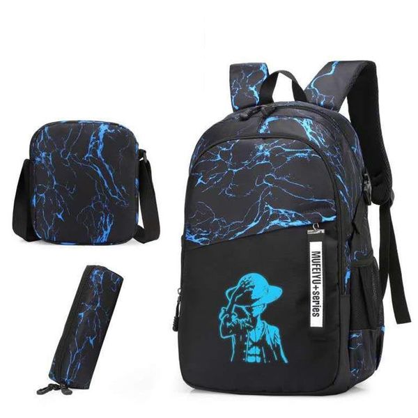 backpack 3 pcs/set fashion luminous school men women bags for teenager boys girls noctilucent bagpack back pack
backpack 3 pcs/set fashion luminous school men women bags for teenager boys girls noctilucent bagpack back pack