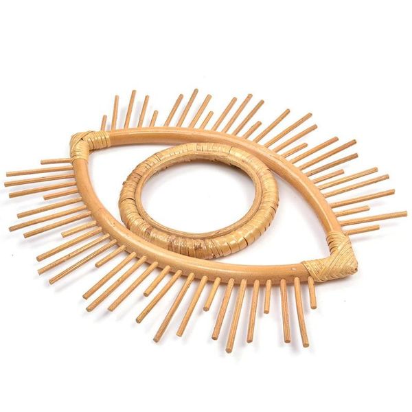 frames rattan crafts eye frame creative po wall hanging decoration