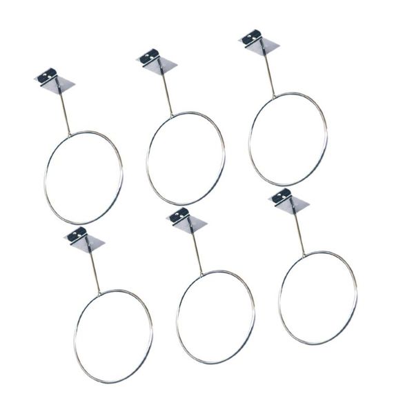 hooks & rails 6pcs wall mount racks display holders for basketball football volleyball exercise (silver)
hooks & rails 6pcs wall mount racks display holders for basketball football volleyball exercise (silver)