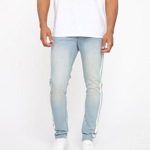 solid striped jeans male zipper cotton long trouser homme casual slim pencil men denim pants straight jean hombre men's, Blue
solid striped jeans male zipper cotton long trouser homme casual slim pencil men denim pants straight jean hombre men's, Blue