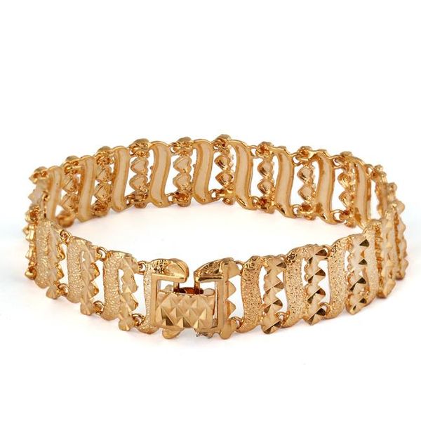wholesale yellow gold-color vintage men & women bracelet no nickel link, chain, Black
wholesale yellow gold-color vintage men & women bracelet no nickel link, chain, Black
