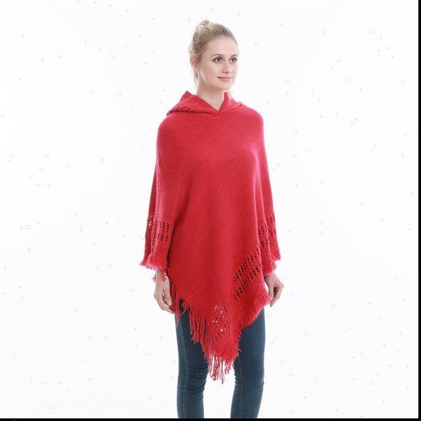 hooded solid color poncho womens sweater cape plus size knit oversize pullover woman coat free, White;black
hooded solid color poncho womens sweater cape plus size knit oversize pullover woman coat free, White;black