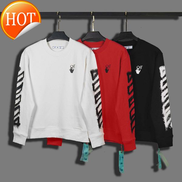 new off-white2021 autumn chaopai winter style classic arrstyle and graffiti splash ink craft round neck trendy sweater, Black
new off-white2021 autumn chaopai winter style classic arrstyle and graffiti splash ink craft round neck trendy sweater, Black