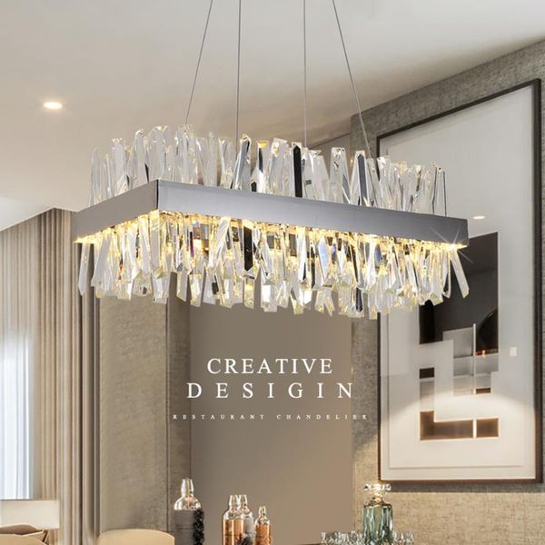 chandeliers rectangle modern chandelier luxury dining room led crystal light fixture chrome/gold kitchen island hanging lamps
chandeliers rectangle modern chandelier luxury dining room led crystal light fixture chrome/gold kitchen island hanging lamps