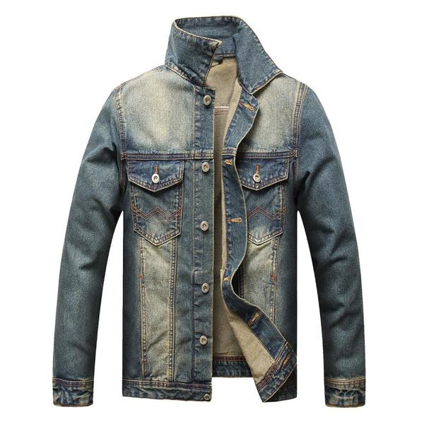 men's jackets vintage retro loose collar pocket denim jacket blouse streetwear coats hommes hooded charming plus size outwear, Black;brown
men's jackets vintage retro loose collar pocket denim jacket blouse streetwear coats hommes hooded charming plus size outwear, Black;brown