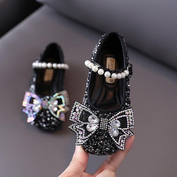 children' shoes 2021 baby leather pearl rhinestone girls princess big bow kids dress toddler shoe flat, Black;grey
children' shoes 2021 baby leather pearl rhinestone girls princess big bow kids dress toddler shoe flat, Black;grey