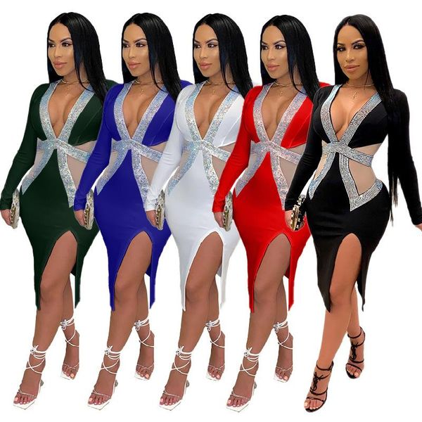 casual dresses autumn winter women dress streetwear fashion long sleeve v-neck sequin bodycon nightclub split, Black;gray
casual dresses autumn winter women dress streetwear fashion long sleeve v-neck sequin bodycon nightclub split, Black;gray