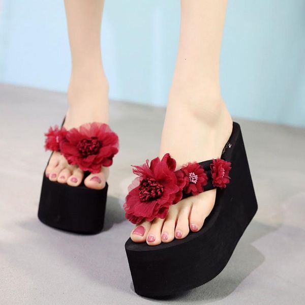 shows woman wees 8/11cm pumps shoes size 41 floral slides platform flops women slippers wee flip flop mules femme, Black
shows woman wees 8/11cm pumps shoes size 41 floral slides platform flops women slippers wee flip flop mules femme, Black