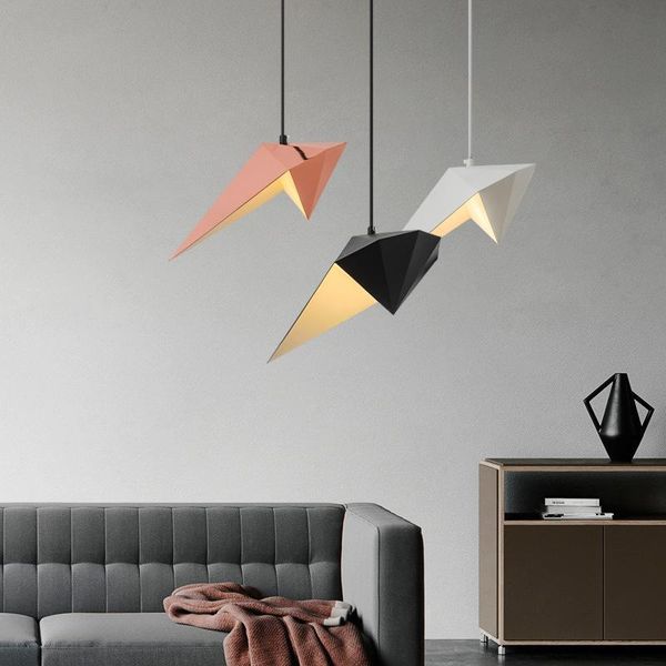 nordic creativity modern pendant lights iron origami minimalist lamps for bedroom bedside living room decor hanging lamp
nordic creativity modern pendant lights iron origami minimalist lamps for bedroom bedside living room decor hanging lamp