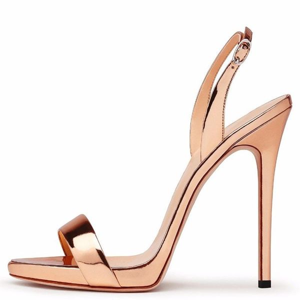 shoes woman heels gold metallic peep toe sandal 12 cm high heel platform sandals female party dress big size, Black
shoes woman heels gold metallic peep toe sandal 12 cm high heel platform sandals female party dress big size, Black