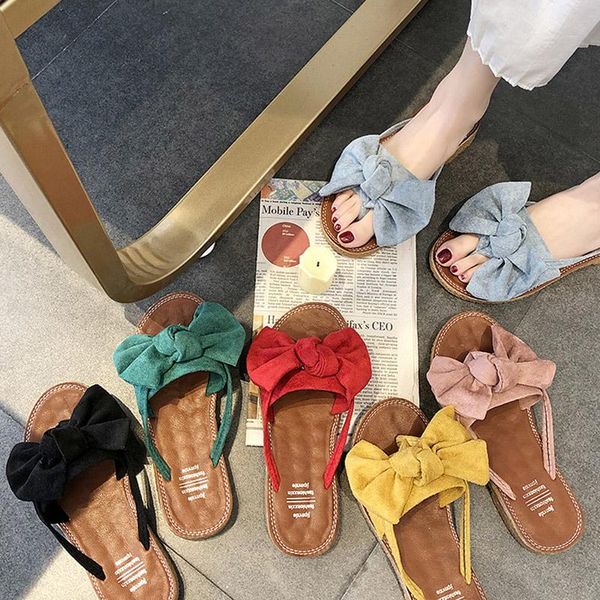 slippers 2021 summer women buttery knot flip flops candy color slipper woman slides beach shoes out side zapatos mujer 8111l, Black
slippers 2021 summer women buttery knot flip flops candy color slipper woman slides beach shoes out side zapatos mujer 8111l, Black