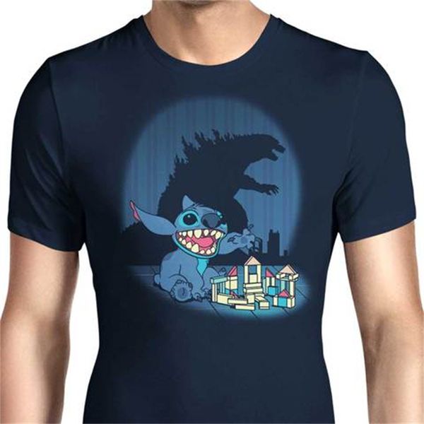 style and western style history of rupee monster printing pattern round neck men and women comfortable loose casual short-sleeved t-shirt, White;black
style and western style history of rupee monster printing pattern round neck men and women comfortable loose casual short-sleeved t-shirt, White;black