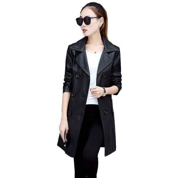 women's leather & faux 2021 temperament winter women sheepskin jacket elegant lady autumn trench coat fashion loose plus velvet warm g0, Black
women's leather & faux 2021 temperament winter women sheepskin jacket elegant lady autumn trench coat fashion loose plus velvet warm g0, Black