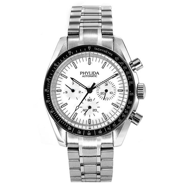 wristwatches 40mm white dial men's watch automatic mechanical movement day date, Slivery;brown
wristwatches 40mm white dial men's watch automatic mechanical movement day date, Slivery;brown
