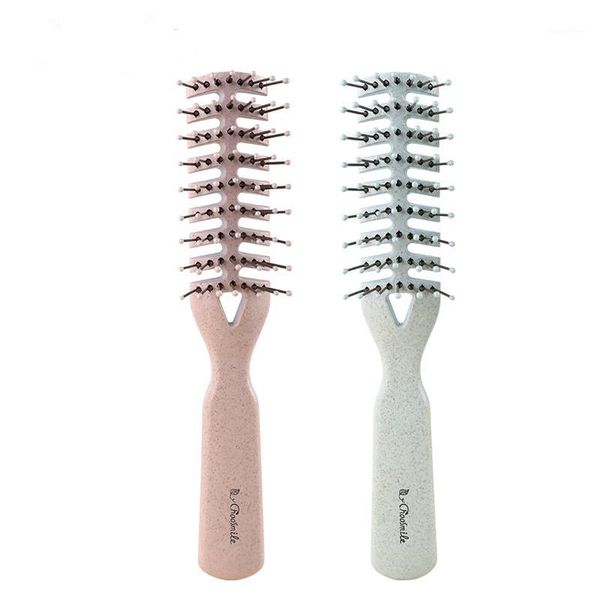 fishbone shape elastic comb teeth breathable blowing fluffy hair hairbrush wheat straw pro styling vented brush1, Silver
fishbone shape elastic comb teeth breathable blowing fluffy hair hairbrush wheat straw pro styling vented brush1, Silver