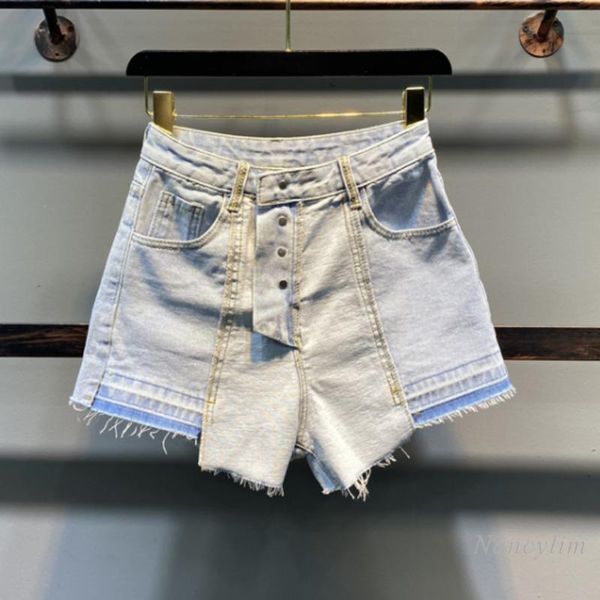 women's shorts denim women 2021 summer fashion high waist single-breasted a- line burr short femme nancylim, White;black
women's shorts denim women 2021 summer fashion high waist single-breasted a- line burr short femme nancylim, White;black