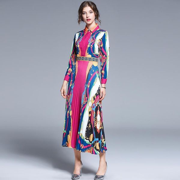 early autumn womens dresses european station catwalk models contrast color printed long sleeved lapel pleated midi cap sleeve dress, Black;gray
early autumn womens dresses european station catwalk models contrast color printed long sleeved lapel pleated midi cap sleeve dress, Black;gray