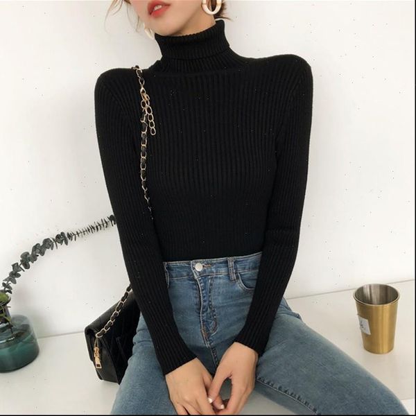 autumn fall women sweater sweaters slim soft long sleeve high neck knit pullover stretch turtleneck, White;black
autumn fall women sweater sweaters slim soft long sleeve high neck knit pullover stretch turtleneck, White;black