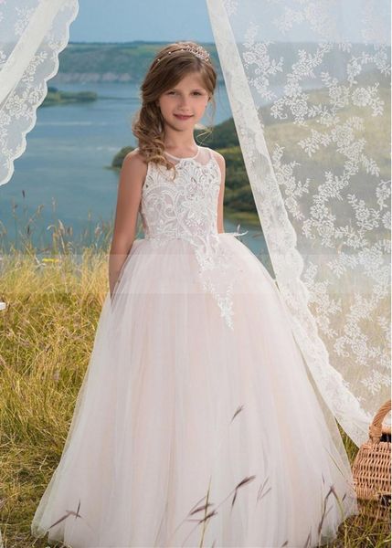 girl's dresses ivory lace tulle flower girl dress for wedding button back sheer neck children first communion, Red;yellow
girl's dresses ivory lace tulle flower girl dress for wedding button back sheer neck children first communion, Red;yellow