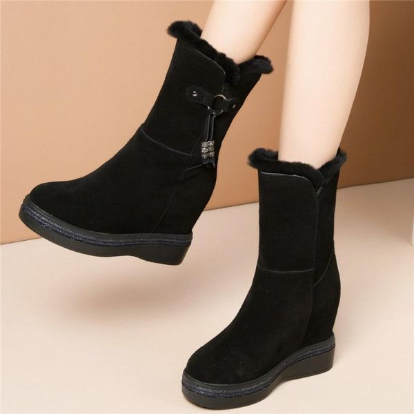 boots punk creepers women genuine leather chunky high heels ankle female winter round toe fashion sneakers casual shoes, Black
boots punk creepers women genuine leather chunky high heels ankle female winter round toe fashion sneakers casual shoes, Black