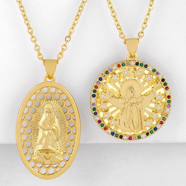pendant necklaces cubic zirconia virgin mary for women gold crystal cz peace catholic jewelry virgen de guadalupe nkeq53, Silver
pendant necklaces cubic zirconia virgin mary for women gold crystal cz peace catholic jewelry virgen de guadalupe nkeq53, Silver