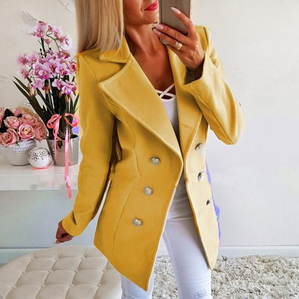 women's wool & blends fashion women casual solid color coat adults autumn elagant long sleeve lapel neckdouble breasted belted trench, Black
women's wool & blends fashion women casual solid color coat adults autumn elagant long sleeve lapel neckdouble breasted belted trench, Black