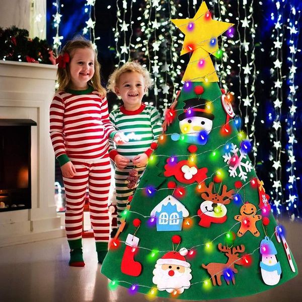 christmas decorations 3d lighted diy felt tree set xmas decor 20pcs wall hanging ornaments led string light gifts party supplies
christmas decorations 3d lighted diy felt tree set xmas decor 20pcs wall hanging ornaments led string light gifts party supplies