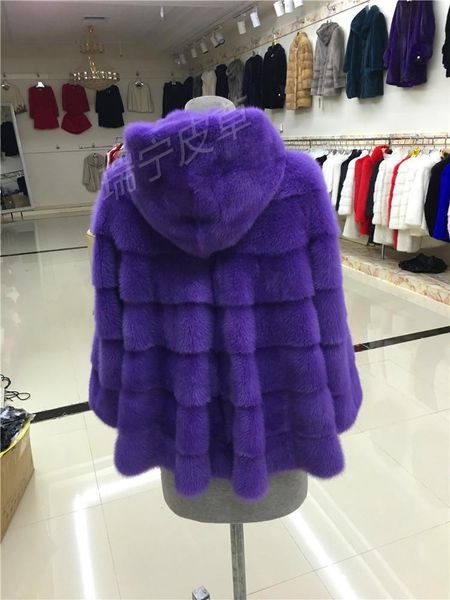 women's fur & faux 2021 women natural real mink coat hooded long section of the whole outwear female, Black
women's fur & faux 2021 women natural real mink coat hooded long section of the whole outwear female, Black