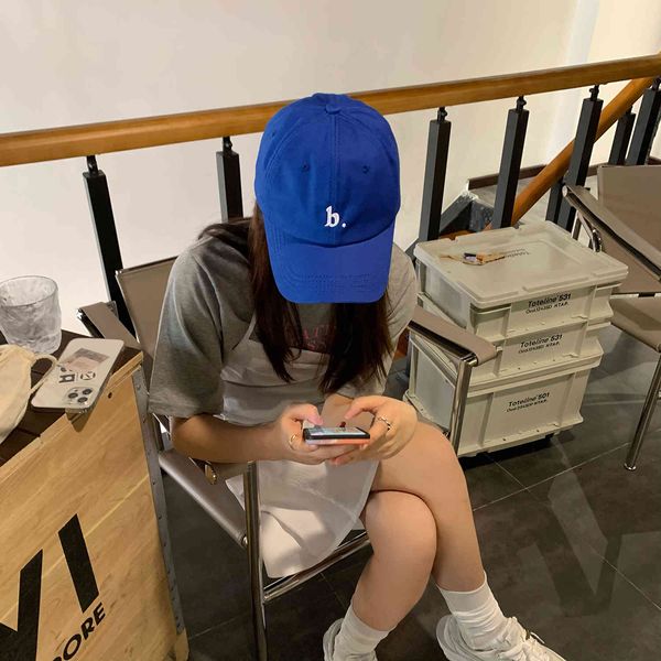 2021 new b-letter cap women's niche fashion brand ins korean versatile baseball cap summer thin, Blue;gray
2021 new b-letter cap women's niche fashion brand ins korean versatile baseball cap summer thin, Blue;gray