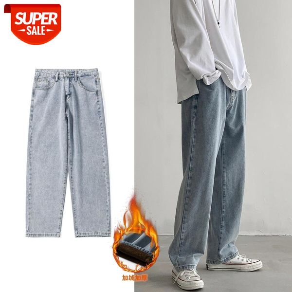 2020 winter men's fashion thickened plush casual pants loose youth wide leg baggy homme jeans biker denim trousers s-2xl #sk79, Blue
2020 winter men's fashion thickened plush casual pants loose youth wide leg baggy homme jeans biker denim trousers s-2xl #sk79, Blue