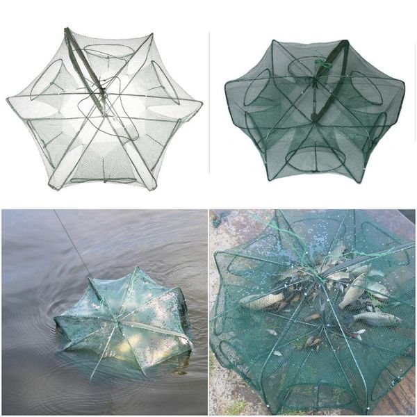 fishing accessories 6 holes fish trap shrimp catcher tank cages mesh nets folded portable hexagon net network casting crayfish
fishing accessories 6 holes fish trap shrimp catcher tank cages mesh nets folded portable hexagon net network casting crayfish