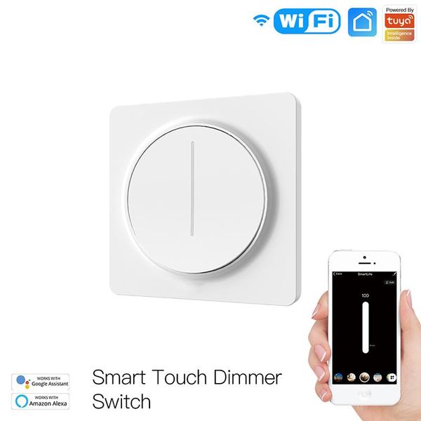 smart home control wifi touch light dimmer switch timer brightness memory life/tuya app remote work with alexa google
smart home control wifi touch light dimmer switch timer brightness memory life/tuya app remote work with alexa google