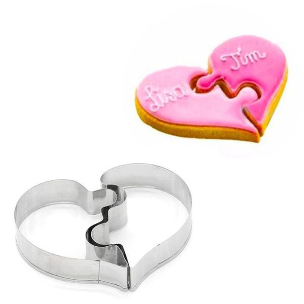 baking & pastry tools 2 pcs heart cookie molds left right shaped cutter funny love wedding puzzles romantic cookies mold biscuits stamp
baking & pastry tools 2 pcs heart cookie molds left right shaped cutter funny love wedding puzzles romantic cookies mold biscuits stamp