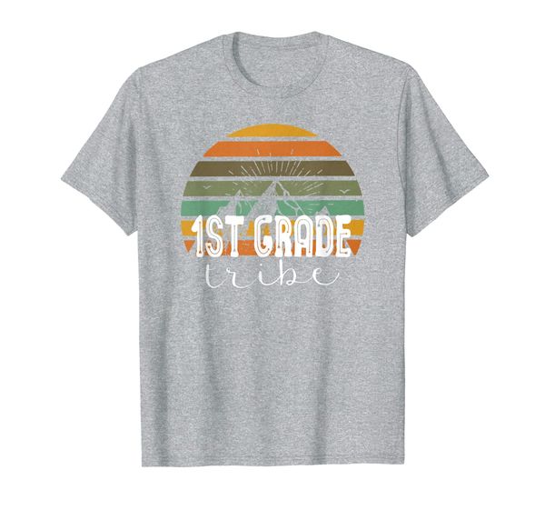 First Grade Tribe Teacher Student Team 1st Grade Retro T-Shirt, Mainly pictures
First Grade Tribe Teacher Student Team 1st Grade Retro T-Shirt, Mainly pictures