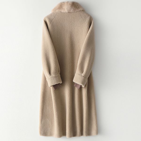 autumn winter women clothes real fur coat collar wool jacket korean vintage sheep shearling suede lining 3756, Black
autumn winter women clothes real fur coat collar wool jacket korean vintage sheep shearling suede lining 3756, Black