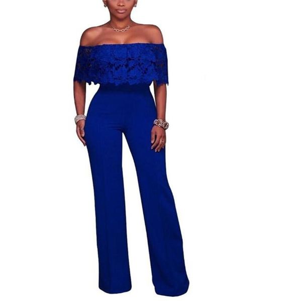 women's jumpsuits & rompers blue european and american casual pants fashionable lace bra spring summer fashion, Black;white
women's jumpsuits & rompers blue european and american casual pants fashionable lace bra spring summer fashion, Black;white