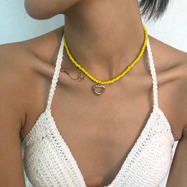 chains lalynnly boho yellow color exquisite hollow heart shaped choker necklace jewelry women's round charm n9060, Silver
chains lalynnly boho yellow color exquisite hollow heart shaped choker necklace jewelry women's round charm n9060, Silver