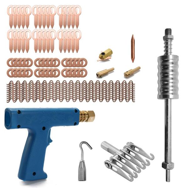 professional hand tool sets welder machine 77pcs stud dent repairing kit pulling claw shrinking slide hammer puller straight rull rings roun
professional hand tool sets welder machine 77pcs stud dent repairing kit pulling claw shrinking slide hammer puller straight rull rings roun