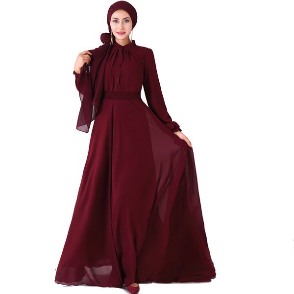 muslim elastic waist a-line maxi hijab dress women solid button abaya vestidos plus size abaya robes dubai arab islamic clothing, Red
muslim elastic waist a-line maxi hijab dress women solid button abaya vestidos plus size abaya robes dubai arab islamic clothing, Red