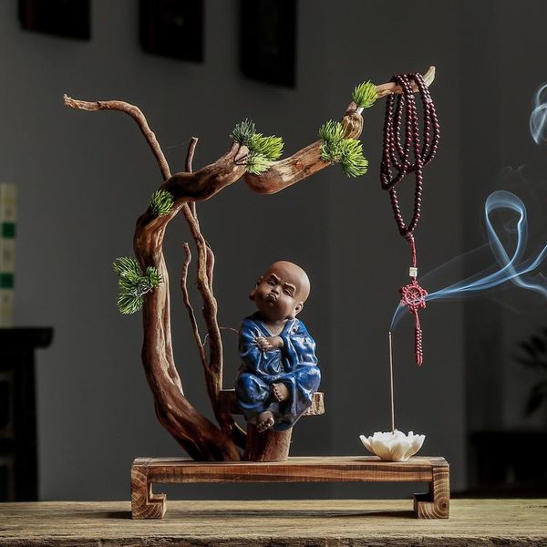 sachet bags creative little monk chinese style censer backflow incense burner for living room and home office teahouse decor zen 
sachet bags creative little monk chinese style censer backflow incense burner for living room and home office teahouse decor zen