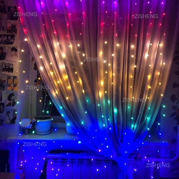 strings rainbow curtain lights waterproof led fairy icicle twinkle window string garland light girls bedroom christmas tree decoration
strings rainbow curtain lights waterproof led fairy icicle twinkle window string garland light girls bedroom christmas tree decoration