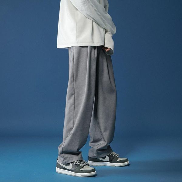 men's pants wear 2021 autumn casual fashion all-match straight loose wide leg vintage, Black
men's pants wear 2021 autumn casual fashion all-match straight loose wide leg vintage, Black