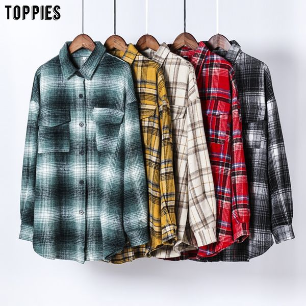 ies 2021 vintage plaid shirts women oversized shirts female blouse plus size clothing long sleeve button, Gray;blue
ies 2021 vintage plaid shirts women oversized shirts female blouse plus size clothing long sleeve button, Gray;blue