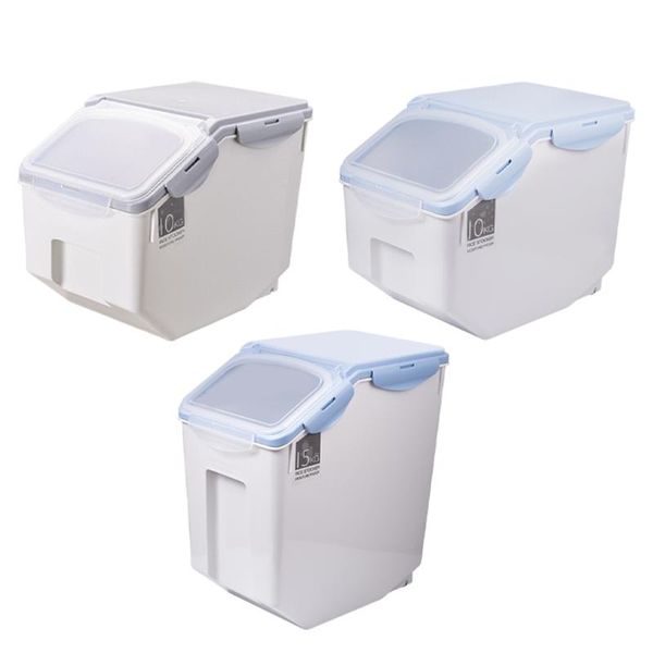 storage bottles & jars rice bucket food seal locking lid grain container insect-proof box with measuring cup household kitchen
storage bottles & jars rice bucket food seal locking lid grain container insect-proof box with measuring cup household kitchen