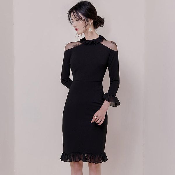 casual dresses women dress autumn 2021 office lady korea style ruffles long sleeve solid bow ruffled hollow out high waist zipper, Black;gray
casual dresses women dress autumn 2021 office lady korea style ruffles long sleeve solid bow ruffled hollow out high waist zipper, Black;gray