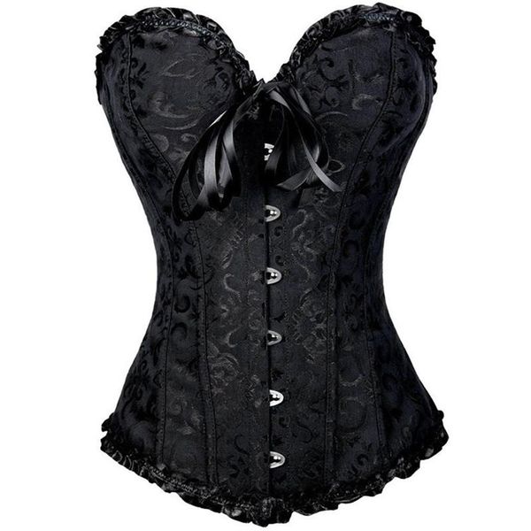 women's shapers adogirl lace bustiers corsets plus size xs-6xl gothic satin lingerie corselet overbust wear slimming waist trainer, Black;white
women's shapers adogirl lace bustiers corsets plus size xs-6xl gothic satin lingerie corselet overbust wear slimming waist trainer, Black;white