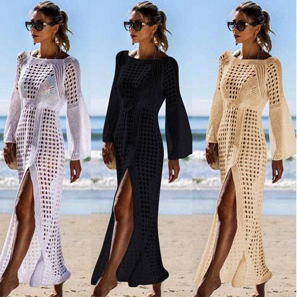 women's swimwear women summer beach dress cover ups mesh crochet knitted tunic solid white black swim up robe de plage kaftan beachwear
women's swimwear women summer beach dress cover ups mesh crochet knitted tunic solid white black swim up robe de plage kaftan beachwear